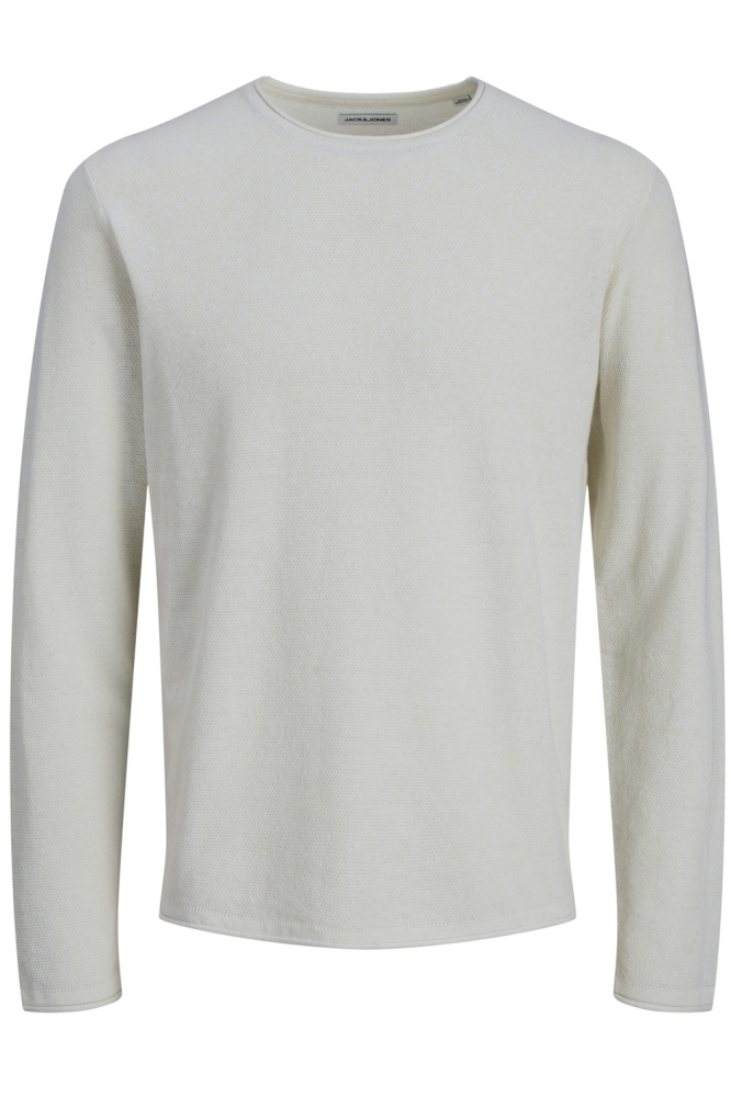 JJSHAWN KNIT CREW NECK 12269642 Cloud Dancer